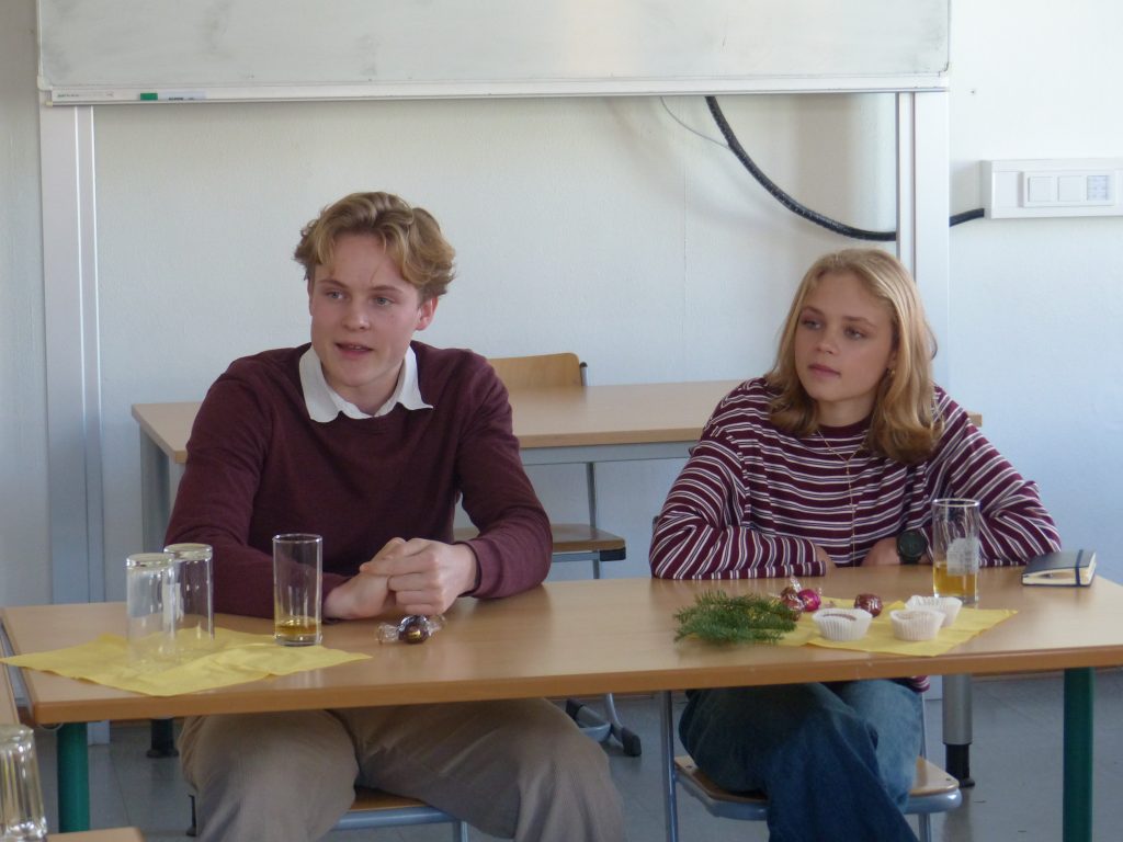 Impression vom Besuch durch Bildungsminister Sven Teuber