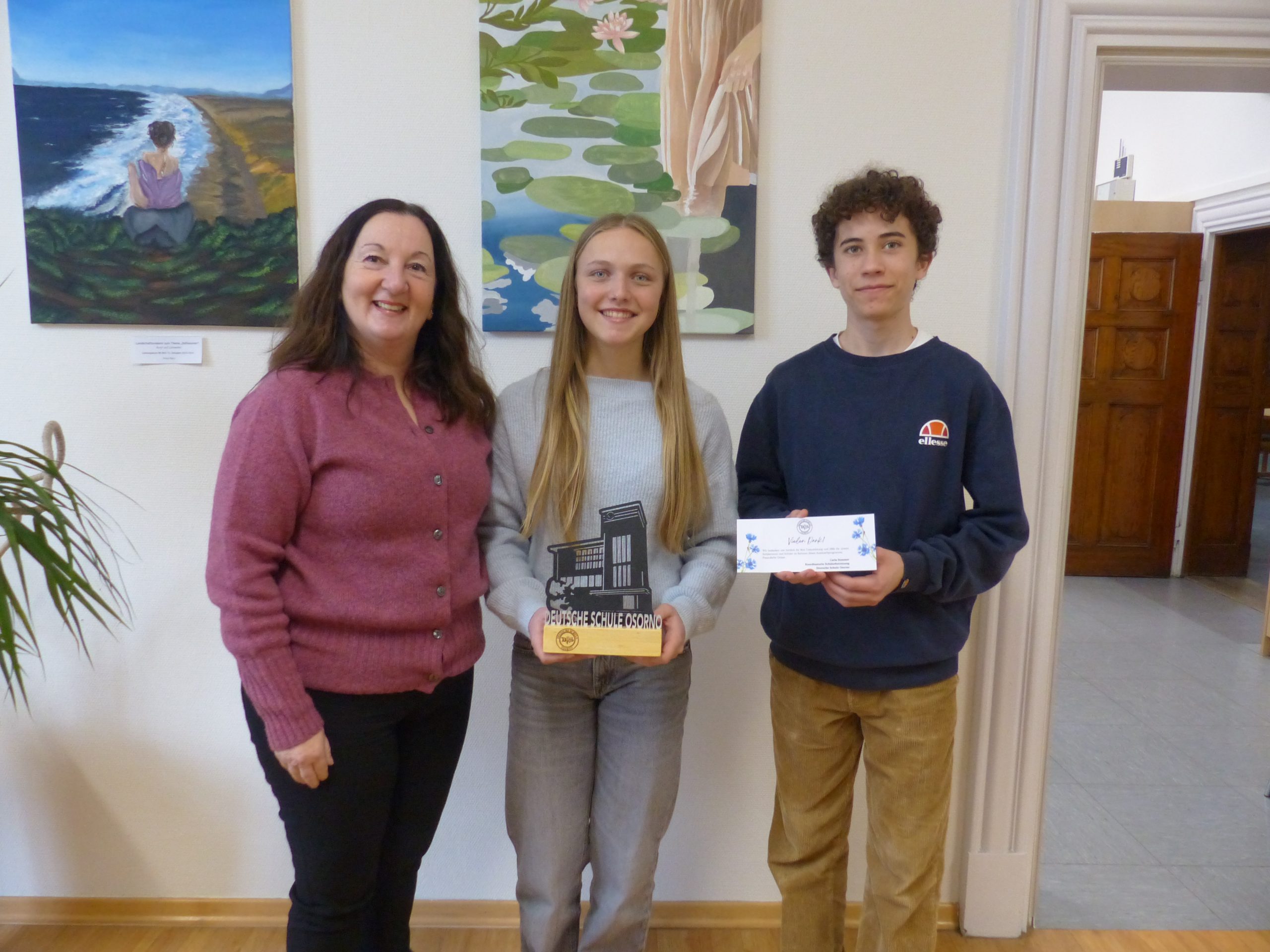 Dankgeschenk der Deutschen Schule Osorno