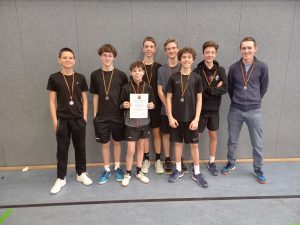 Die Zweitplatzierten des Regionalentscheids im Tischtennis (Januar 2026)