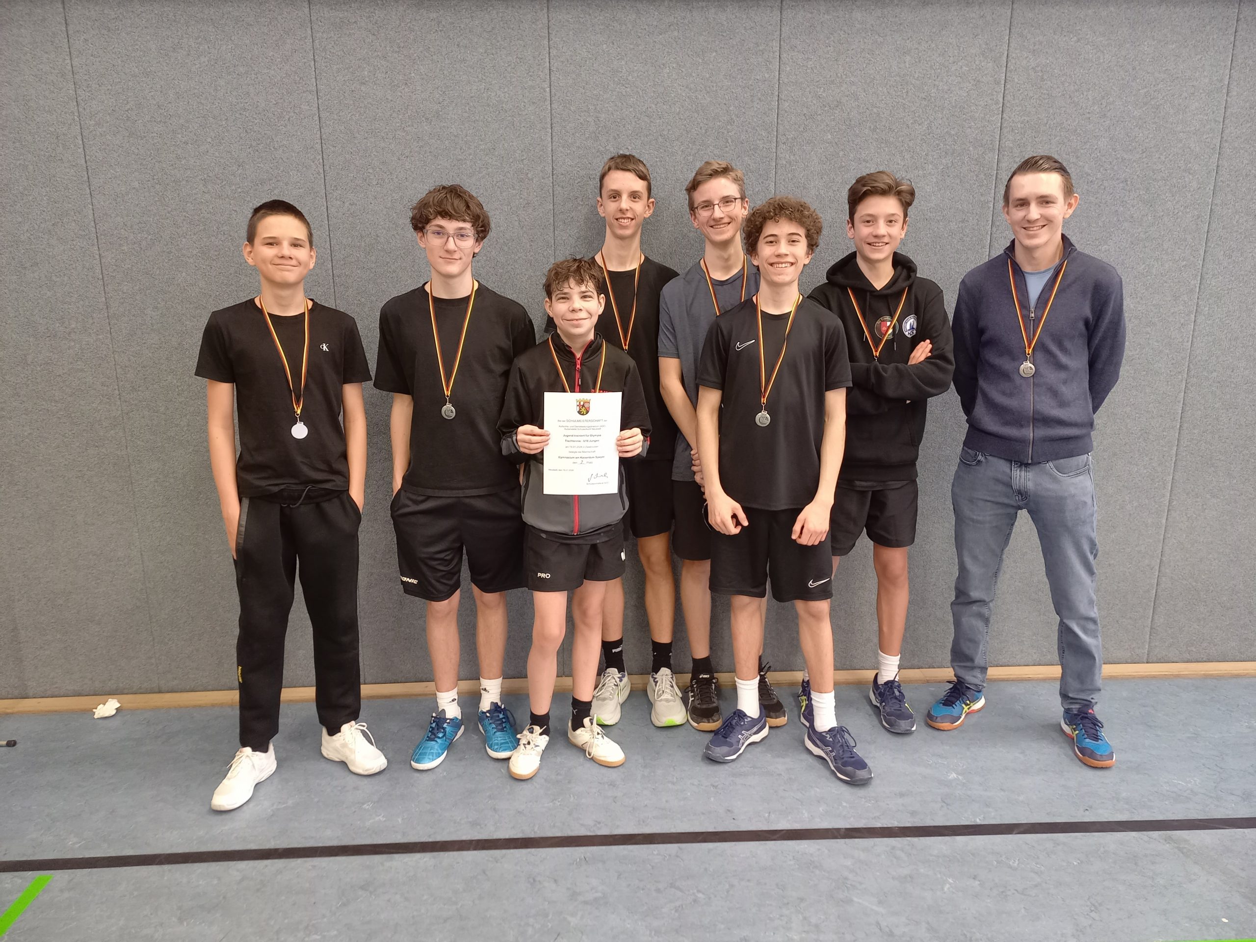 Silbermedaille beim Regionalentscheid im Tischtennis