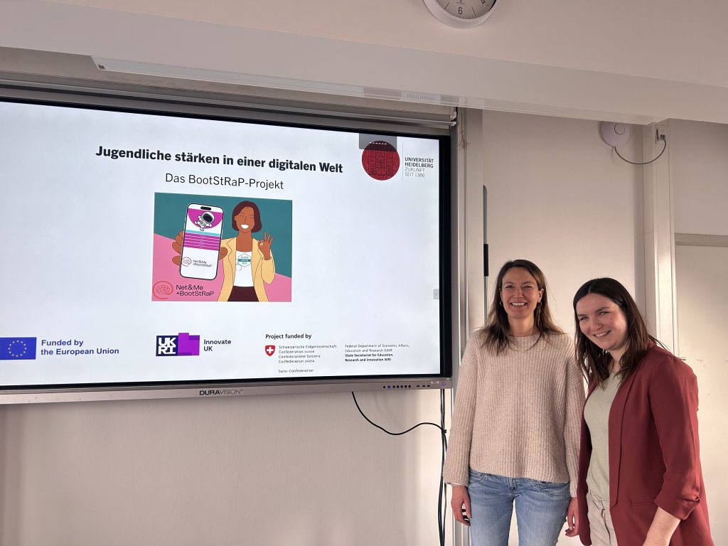 Ina Neumann von der Universität Heidelberg mit Kerstin Gerber