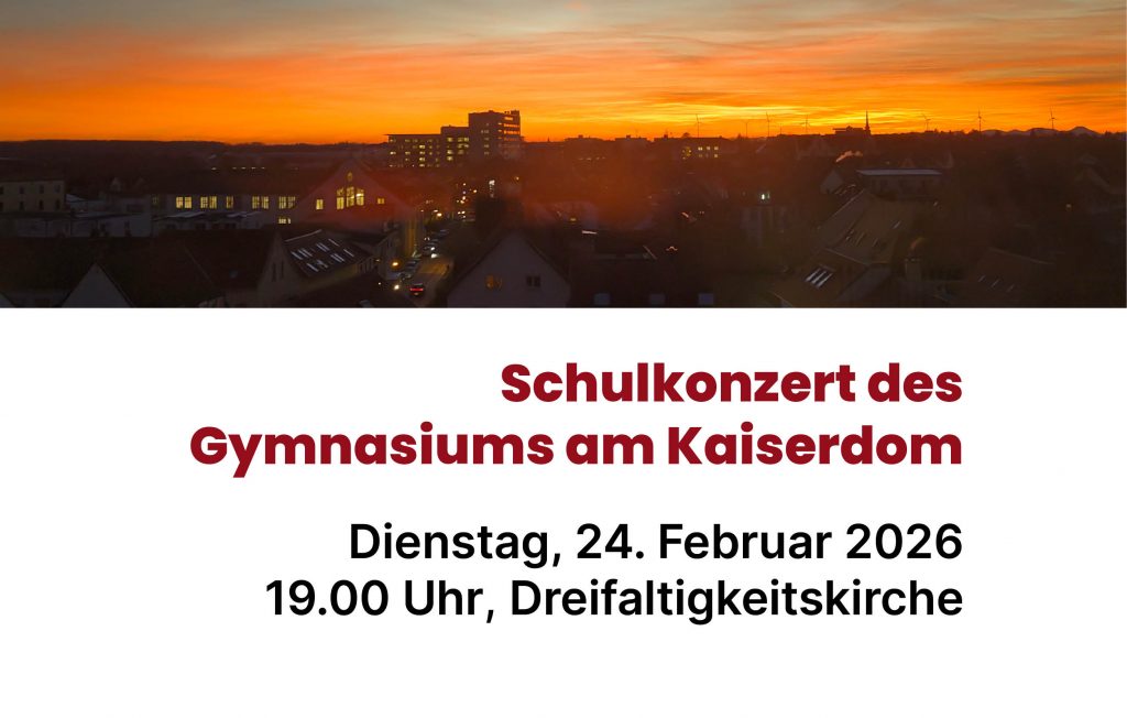 Herzliche Einladung zum Schulkonzert am 24. Februar 2026