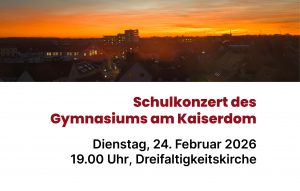 Herzliche Einladung zum Schulkonzert am 24. Februar 2026