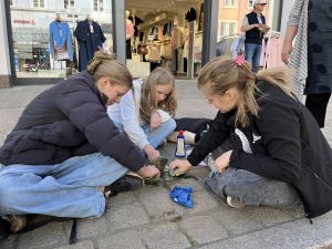 Stolperstein Putzaktion