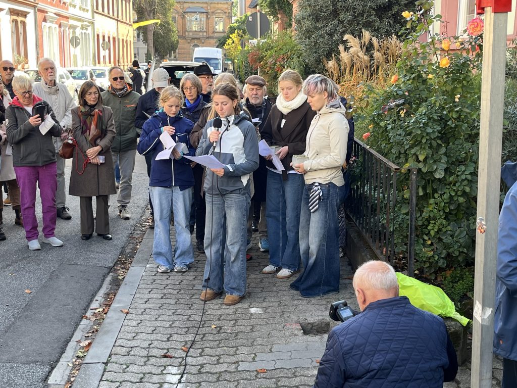 Stolpersteinverlegung mit Gaktiv am Donnerstag, den 22. Oktober 2026
